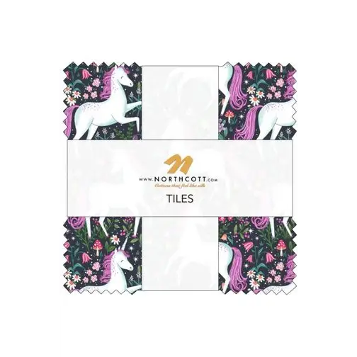 Northcott, Unicorn Dreams 10'' Tiles - TUNICO42-10 Northcott, Unicorn Dreams 10'' Tiles - TUNICO42-10