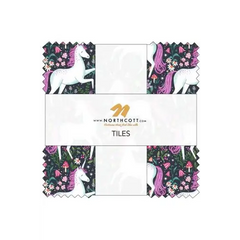 Northcott, Unicorn Dreams 10'' Tiles - TUNICO42-10 Northcott, Unicorn Dreams 10'' Tiles - TUNICO42-10