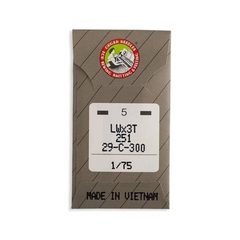 Organ Ball Point Blind Stitch Industrial Machine Needles - System: 251, LWx3T Organ Ball Point Blind Stitch Industrial Machine Needles - System: 251, LWx3T