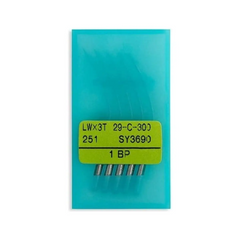 Organ Ball Point Blind Stitch Industrial Machine Needles - System: 251, LWx3T Organ Ball Point Blind Stitch Industrial Machine Needles - System: 251, LWx3T