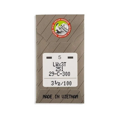 Organ Ball Point Blind Stitch Industrial Machine Needles - System: 251, LWx3T Organ Ball Point Blind Stitch Industrial Machine Needles - System: 251, LWx3T