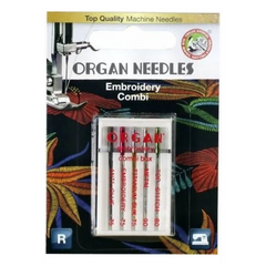 Needles Organ Embroidery Assorted Sizes 5pk Needles Organ Embroidery Assorted Sizes 5pk