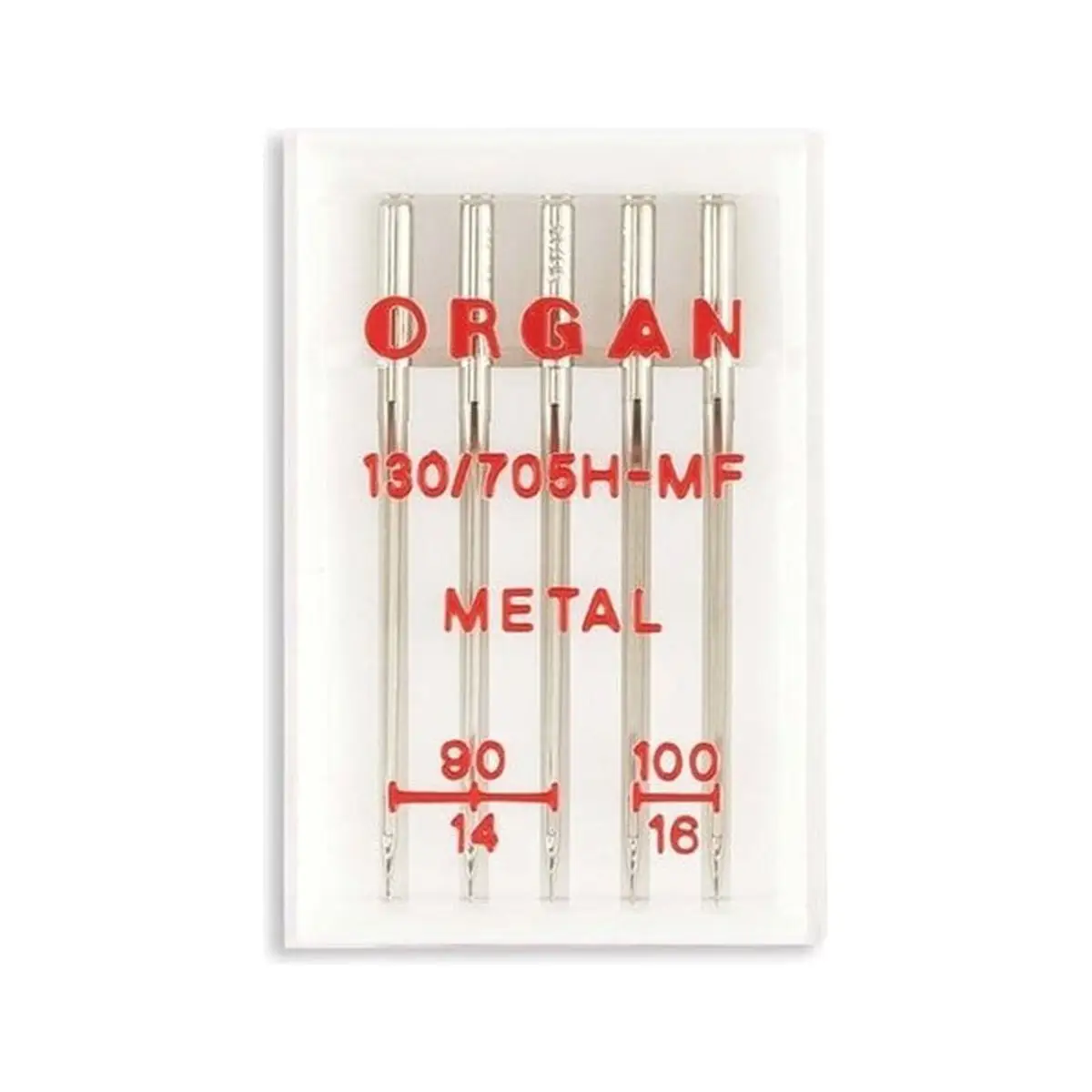 Organ Brand Domestic Machine Needles - System: Metallic - Assorted Pack Organ Brand Domestic Machine Needles - System: Metallic - Assorted Pack