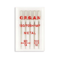 Organ Brand Domestic Machine Needles - System: Metallic - Assorted Pack Organ Brand Domestic Machine Needles - System: Metallic - Assorted Pack