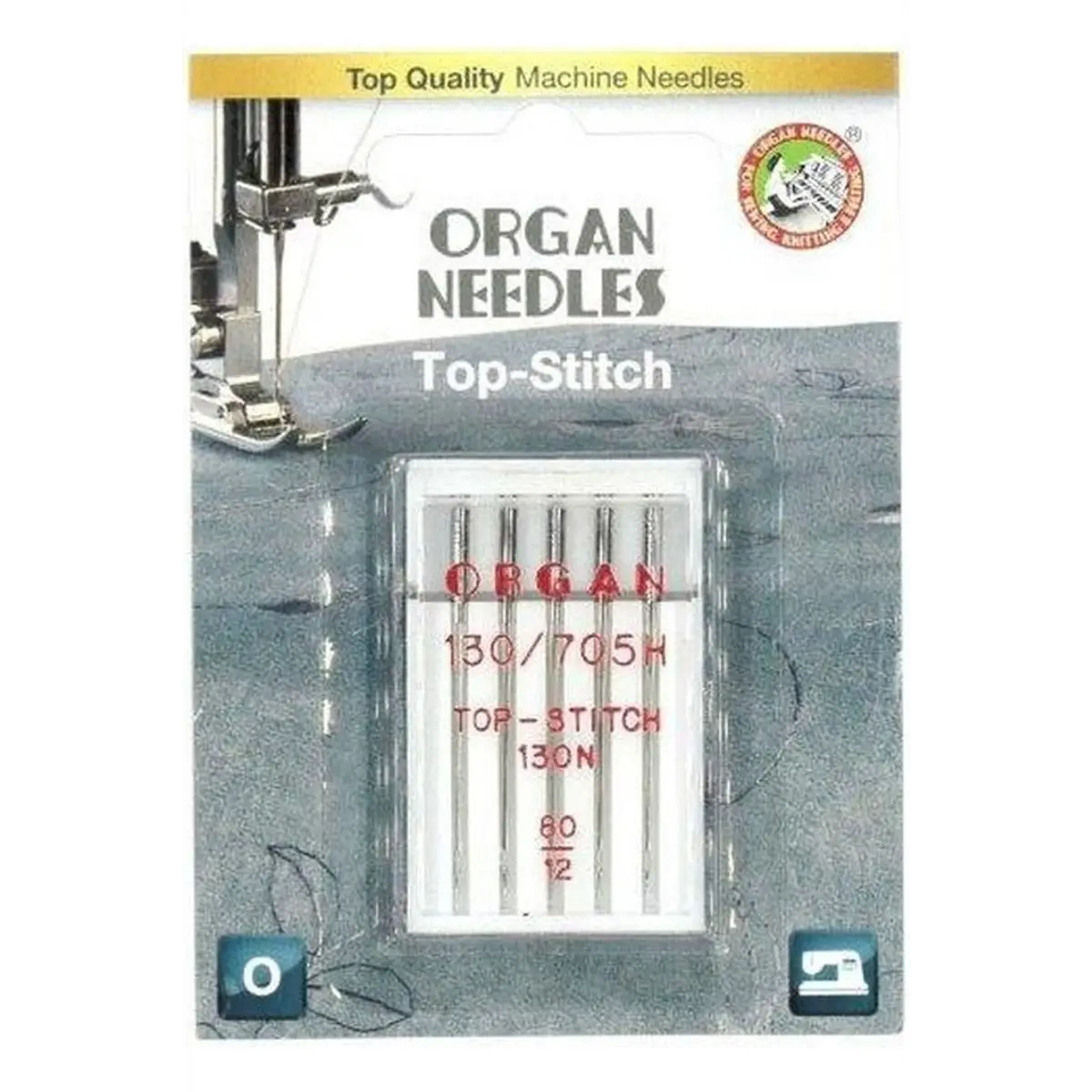 Organ Brand Domestic Machine Needles - System: Topstitch Needles Organ Brand Domestic Machine Needles - System: Topstitch Needles