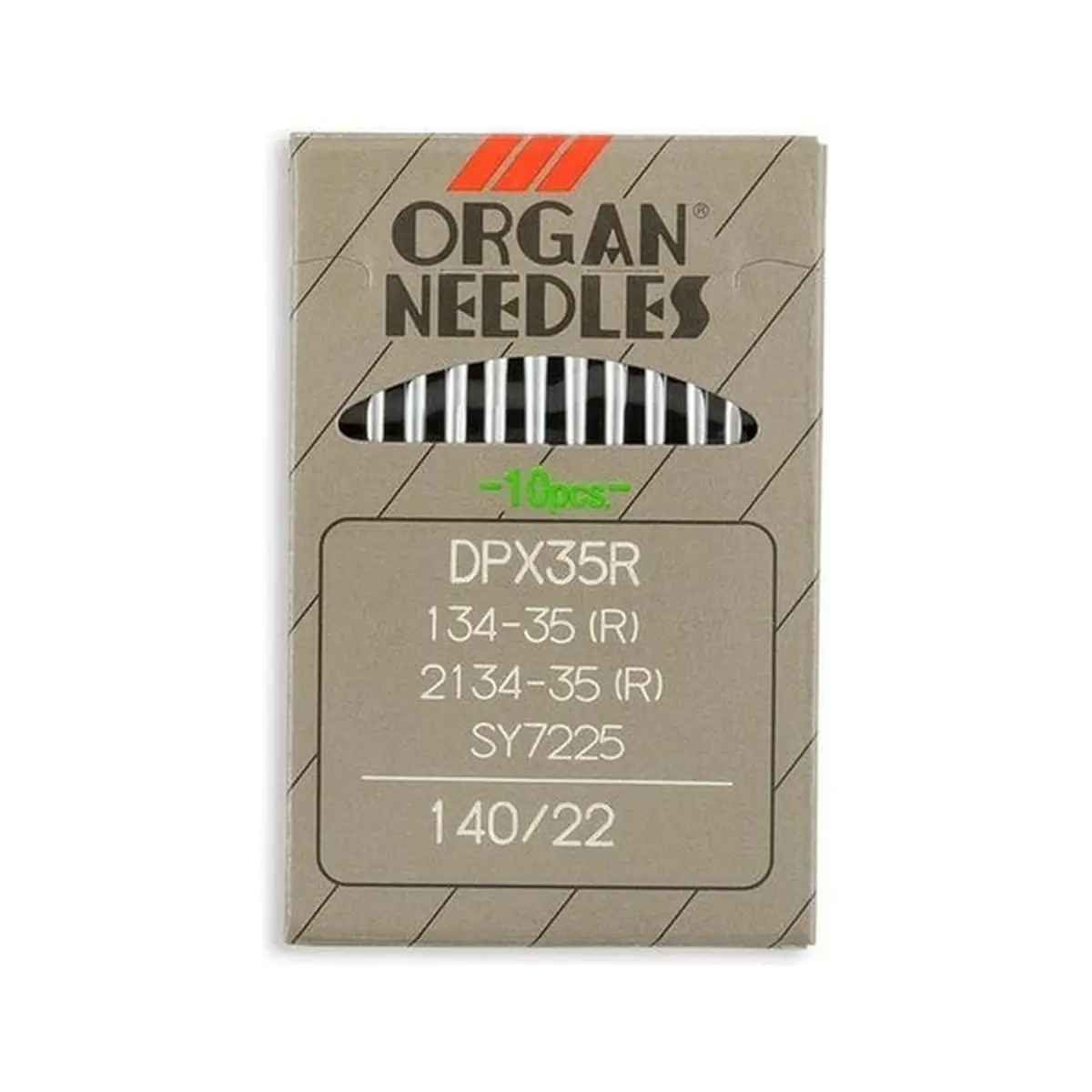 Organ Brand Industrial Machine Needles - System: 134-35 R , 2134-35 R , SY7225, DPx35R - 10/Pack Organ Brand Industrial Machine Needles - System: 134-35 R , 2134-35 R , SY7225, DPx35R - 10/Pack