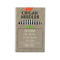 Organ Brand Industrial Machine Needles - System: 134-35 R , 2134-35 R , SY7225, DPx35R - 10/Pack Organ Brand Industrial Machine Needles - System: 134-35 R , 2134-35 R , SY7225, DPx35R - 10/Pack