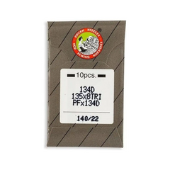 Organ Brand Industrial Machine Needles - System: 134D, 135x8TRI, PFx134D, SY1981 LEATHER - 10/Pack Organ Brand Industrial Machine Needles - System: 134D, 135x8TRI, PFx134D, SY1981 LEATHER - 10/Pack