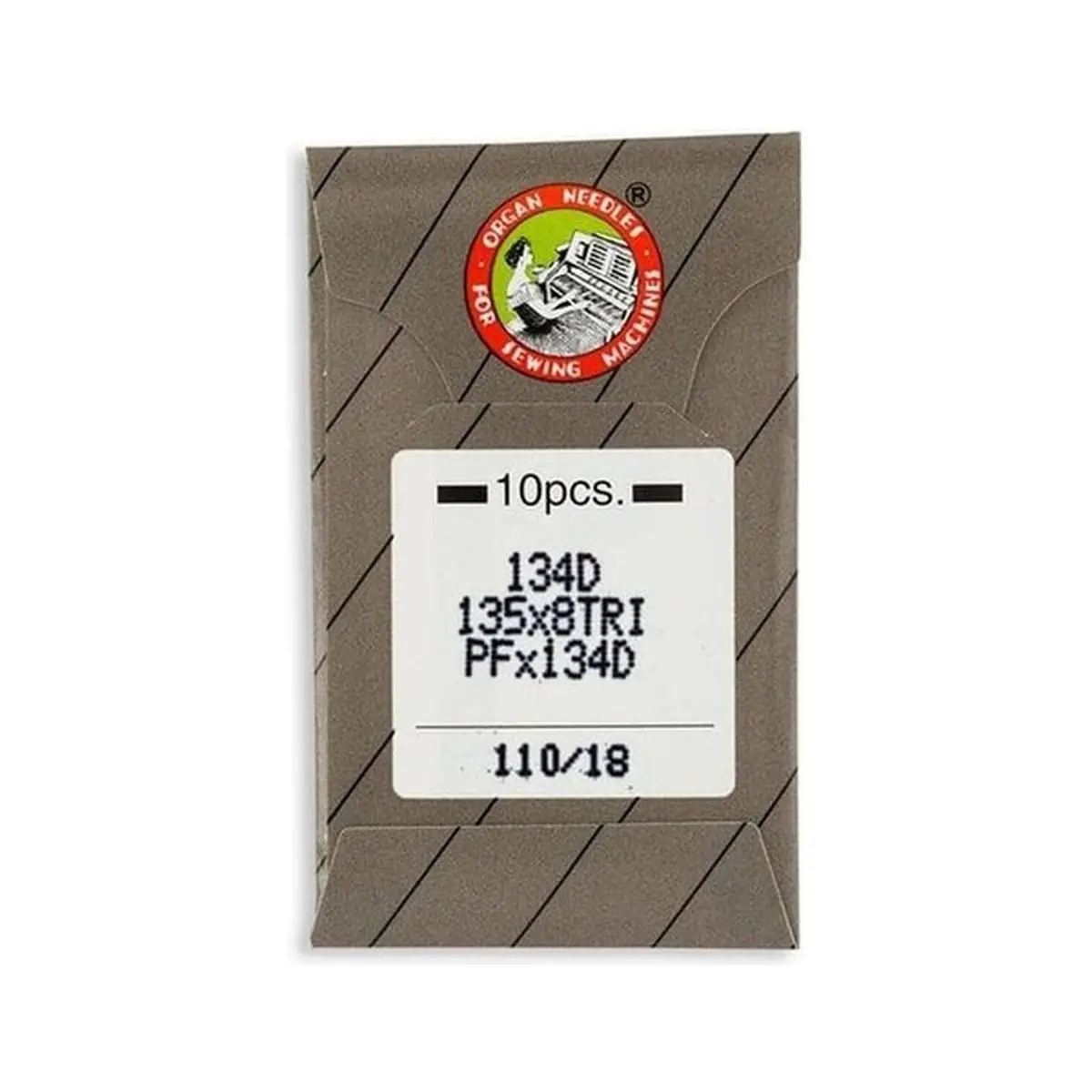 Organ Brand Industrial Machine Needles - System: 134D, 135x8TRI, PFx134D, SY1981 LEATHER - 10/Pack Organ Brand Industrial Machine Needles - System: 134D, 135x8TRI, PFx134D, SY1981 LEATHER - 10/Pack