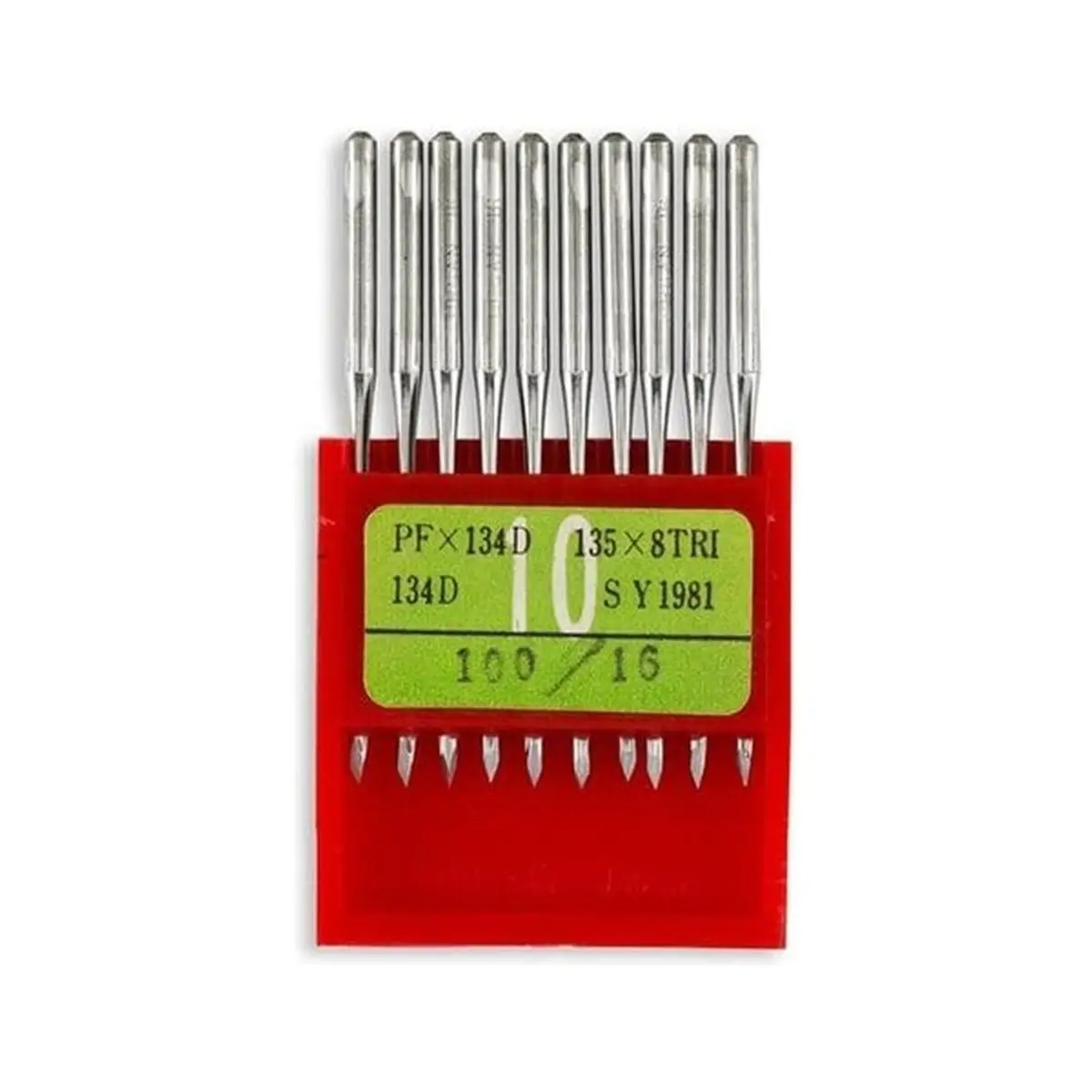 Organ Brand Industrial Machine Needles - System: 134D, 135x8TRI, PFx134D, SY1981 LEATHER - 10/Pack Organ Brand Industrial Machine Needles - System: 134D, 135x8TRI, PFx134D, SY1981 LEATHER - 10/Pack