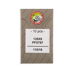 Organ Brand Industrial Machine Needles - System: 134K/556KH, 797KH, 135x9, PFx797 - 10/Pack Organ Brand Industrial Machine Needles - System: 134K/556KH, 797KH, 135x9, PFx797 - 10/Pack