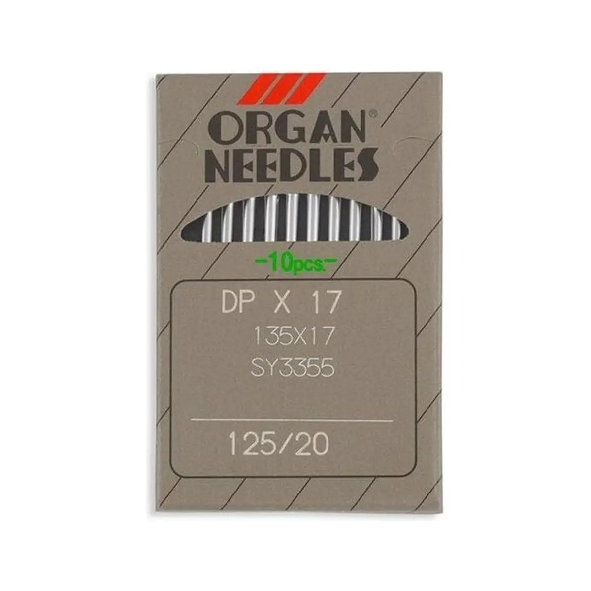 Organ Brand Industrial Machine Needles - System: 135x17, DPx17 - 10/Pack Organ Brand Industrial Machine Needles - System: 135x17, DPx17 - 10/Pack
