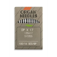 Organ Brand Industrial Machine Needles - System: 135x17, DPx17 - 10/Pack Organ Brand Industrial Machine Needles - System: 135x17, DPx17 - 10/Pack