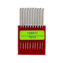 Organ Brand Industrial Machine Needles - System: 135x17, DPx17 - 10/Pack Organ Brand Industrial Machine Needles - System: 135x17, DPx17 - 10/Pack