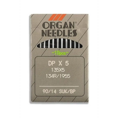 Organ Brand Industrial Machine Needles - System: 135x5, DPx5 10/Pack Organ Brand Industrial Machine Needles - System: 135x5, DPx5 10/Pack