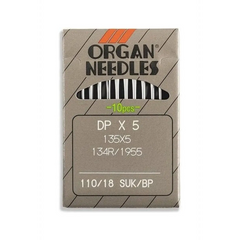Organ Brand Industrial Machine Needles - System: 135x5, DPx5 10/Pack Organ Brand Industrial Machine Needles - System: 135x5, DPx5 10/Pack