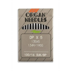 Organ Brand Industrial Machine Needles - System: 135x5, DPx5 10/Pack Organ Brand Industrial Machine Needles - System: 135x5, DPx5 10/Pack