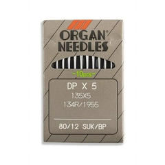 Organ Brand Industrial Machine Needles - System: 135x5, DPx5 10/Pack Organ Brand Industrial Machine Needles - System: 135x5, DPx5 10/Pack