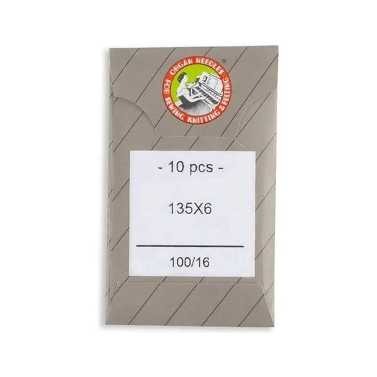 Organ Brand Industrial Machine Needles - System: 135x6 - 10/Pack Organ Brand Industrial Machine Needles - System: 135x6 - 10/Pack