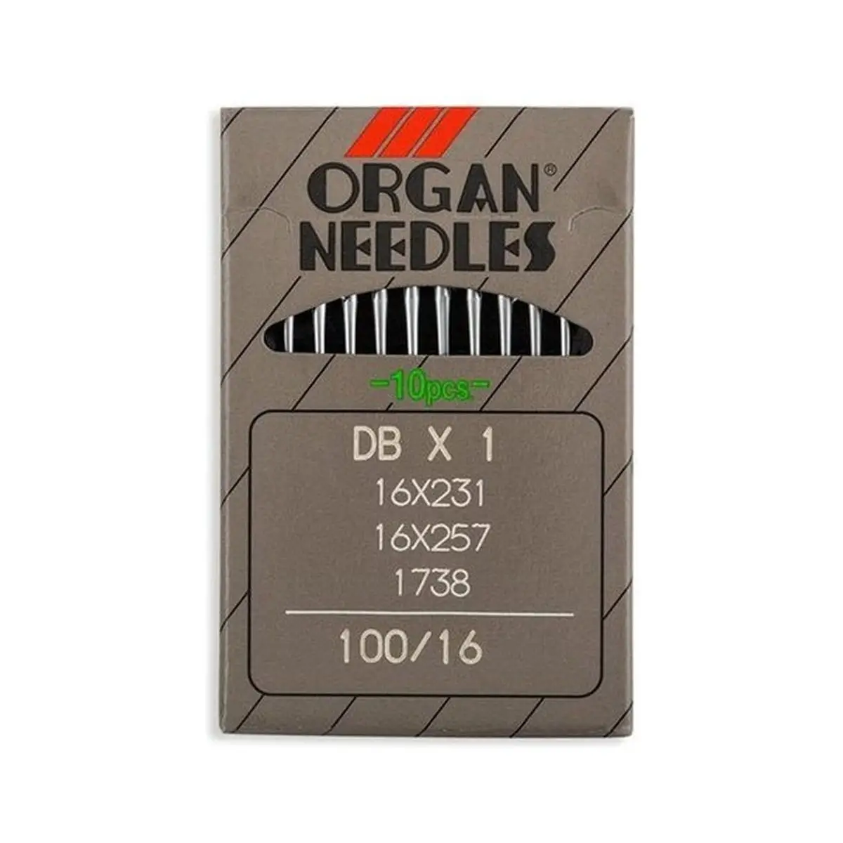 Organ Brand Industrial Machine Needles - System: 16x231, DBx1 Organ Brand Industrial Machine Needles - System: 16x231, DBx1