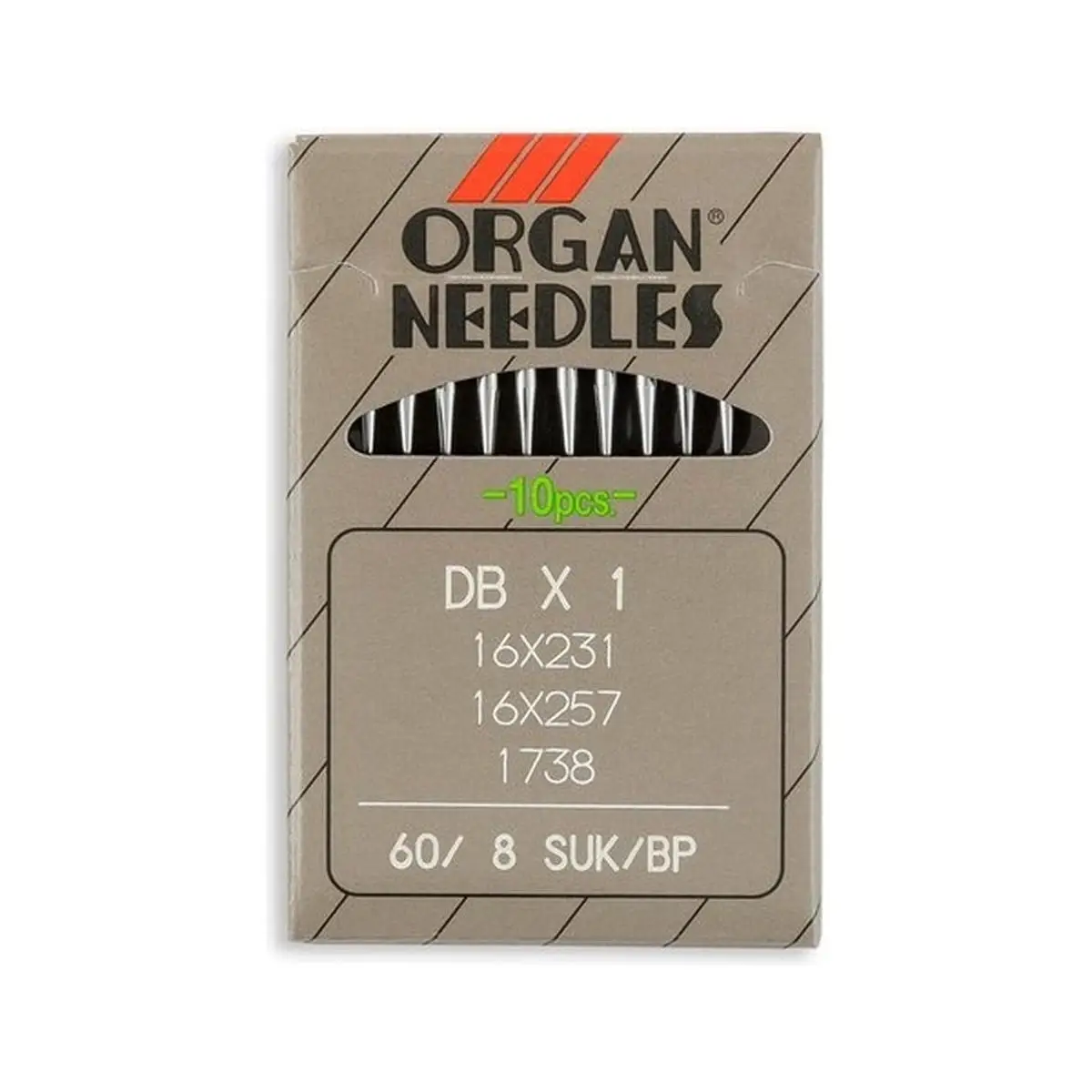 Organ Brand Industrial Machine Needles - System: 16x231, DBx1 Organ Brand Industrial Machine Needles - System: 16x231, DBx1