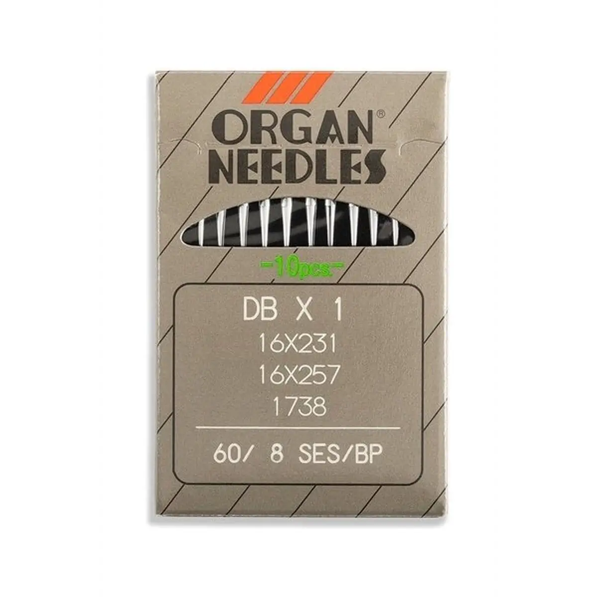 Organ Brand Industrial Machine Needles - System: 16x231, DBx1 Organ Brand Industrial Machine Needles - System: 16x231, DBx1