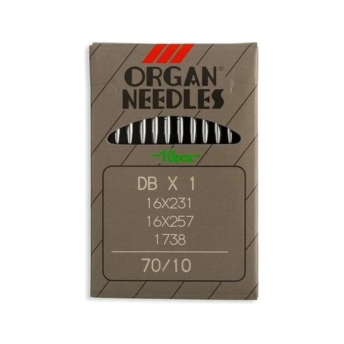 Organ Brand Industrial Machine Needles - System: 16x231, DBx1 Organ Brand Industrial Machine Needles - System: 16x231, DBx1