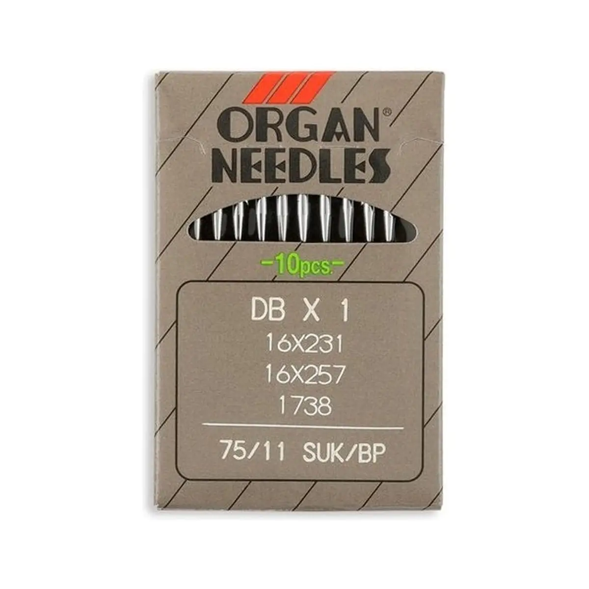 Organ Brand Industrial Machine Needles - System: 16x231, DBx1 Organ Brand Industrial Machine Needles - System: 16x231, DBx1