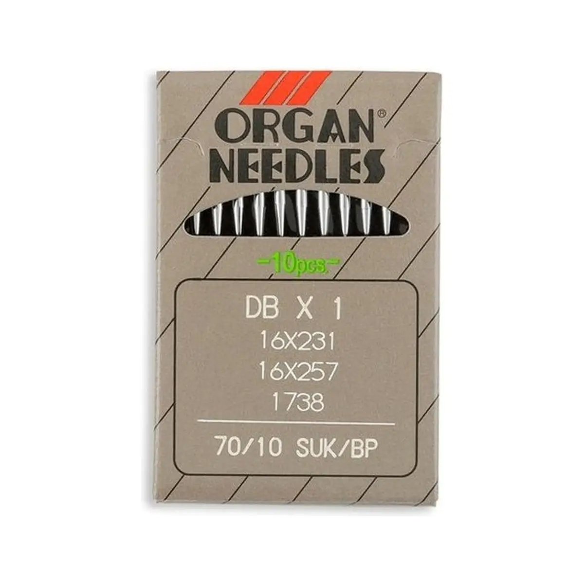 Organ Brand Industrial Machine Needles - System: 16x231, DBx1 Organ Brand Industrial Machine Needles - System: 16x231, DBx1