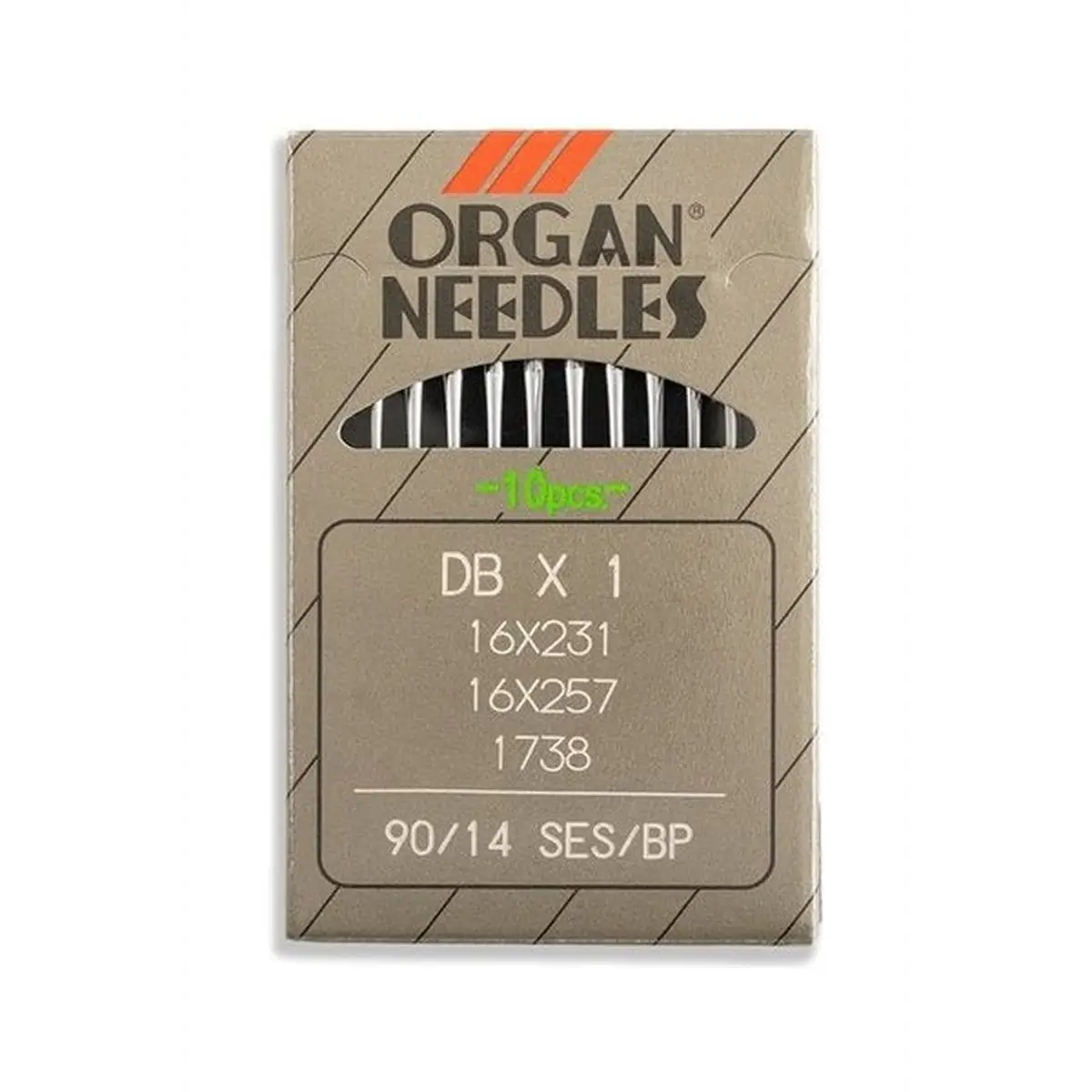 Organ Brand Industrial Machine Needles - System: 16x231, DBx1 Organ Brand Industrial Machine Needles - System: 16x231, DBx1