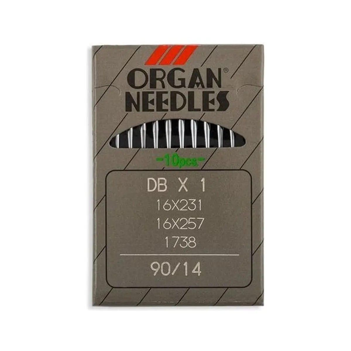Organ Brand Industrial Machine Needles - System: 16x231, DBx1 Organ Brand Industrial Machine Needles - System: 16x231, DBx1