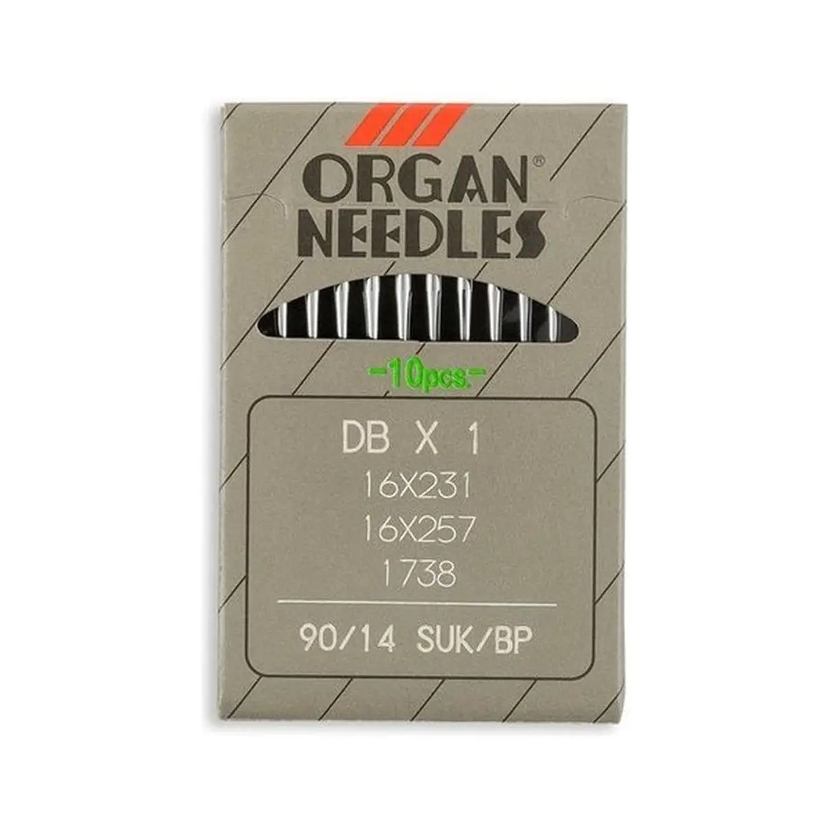 Organ Brand Industrial Machine Needles - System: 16x231, DBx1 Organ Brand Industrial Machine Needles - System: 16x231, DBx1