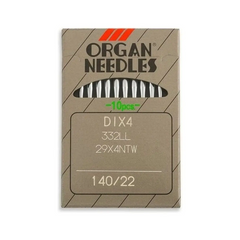Organ Brand Industrial Machine Needles - System: 29x4NTW, DIx4, 332LL - 10/Pack Organ Brand Industrial Machine Needles - System: 29x4NTW, DIx4, 332LL - 10/Pack