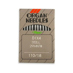 Organ Brand Industrial Machine Needles - System: 29x4NTW, DIx4, 332LL - 10/Pack Organ Brand Industrial Machine Needles - System: 29x4NTW, DIx4, 332LL - 10/Pack
