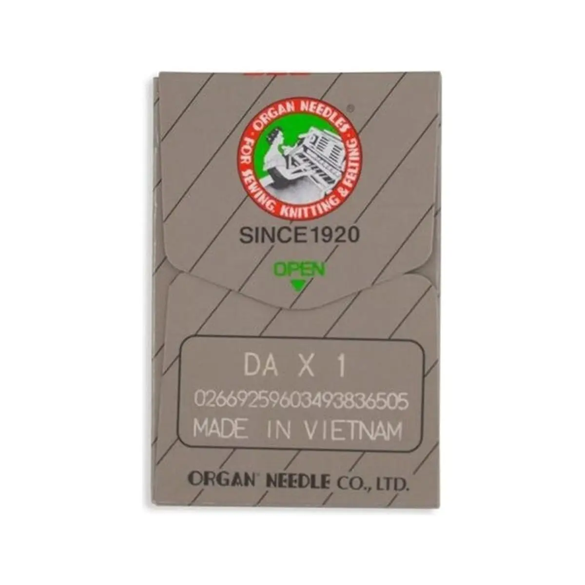 Organ Brand Industrial Machine Needles - System: 88x1, DAx1, 1128 - 10/Pack Organ Brand Industrial Machine Needles - System: 88x1, DAx1, 1128 - 10/Pack
