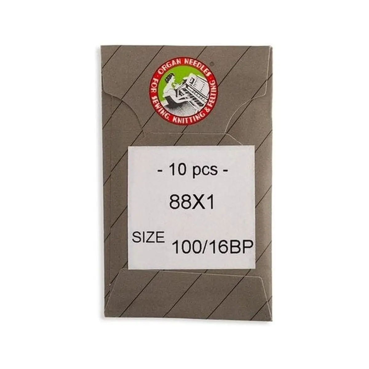 Organ Brand Industrial Machine Needles - System: 88x1, DAx1, 1128 - 10/Pack Organ Brand Industrial Machine Needles - System: 88x1, DAx1, 1128 - 10/Pack