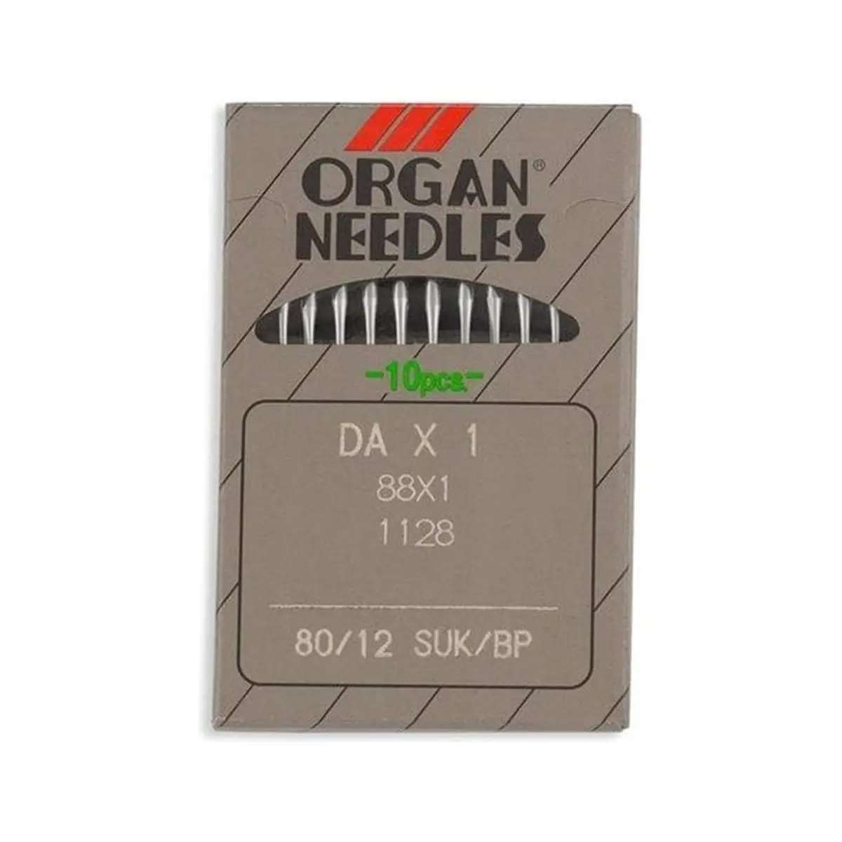 Organ Brand Industrial Machine Needles - System: 88x1, DAx1, 1128 - 10/Pack Organ Brand Industrial Machine Needles - System: 88x1, DAx1, 1128 - 10/Pack