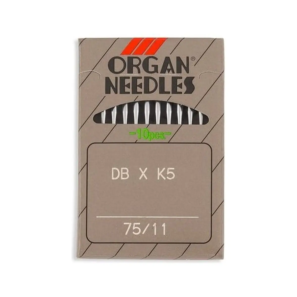 Organ Brand Industrial Machine Needles - System: DBxK5 - 10/Pack Organ Brand Industrial Machine Needles - System: DBxK5 - 10/Pack