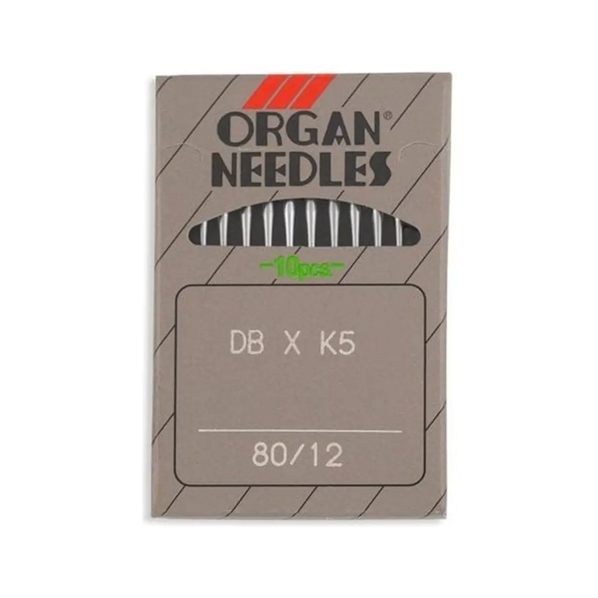 Organ Brand Industrial Machine Needles - System: DBxK5 - 10/Pack Organ Brand Industrial Machine Needles - System: DBxK5 - 10/Pack