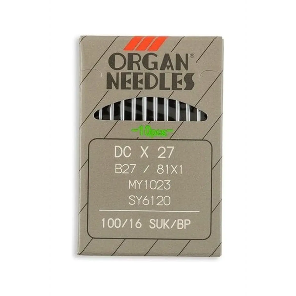 Organ Brand Industrial Machine Needles - System: DCx27, B27 Organ Brand Industrial Machine Needles - System: DCx27, B27