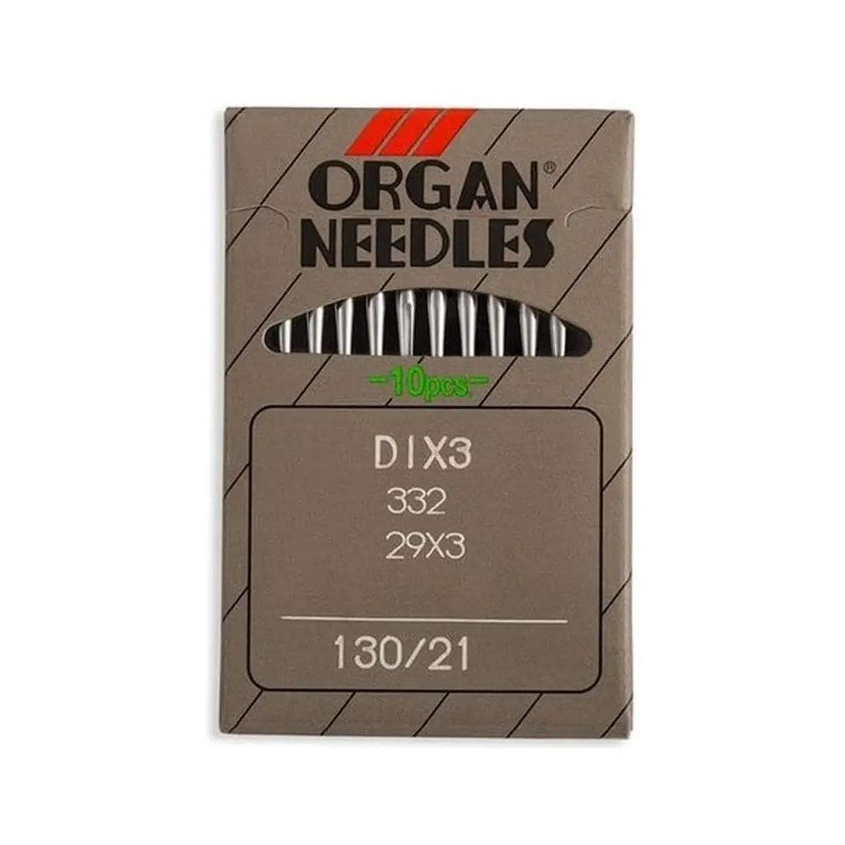 Organ Brand Industrial Machine Needles - System: DIx3, 332, 29x3 - 10/Pack Organ Brand Industrial Machine Needles - System: DIx3, 332, 29x3 - 10/Pack