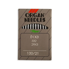 Organ Brand Industrial Machine Needles - System: DIx3, 332, 29x3 - 10/Pack Organ Brand Industrial Machine Needles - System: DIx3, 332, 29x3 - 10/Pack