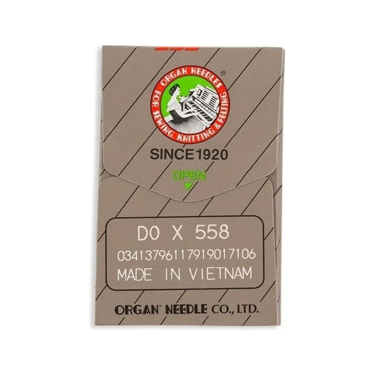 Organ Brand Industrial Machine Needles - System: DOx558 - 10/Pack Organ Brand Industrial Machine Needles - System: DOx558 - 10/Pack
