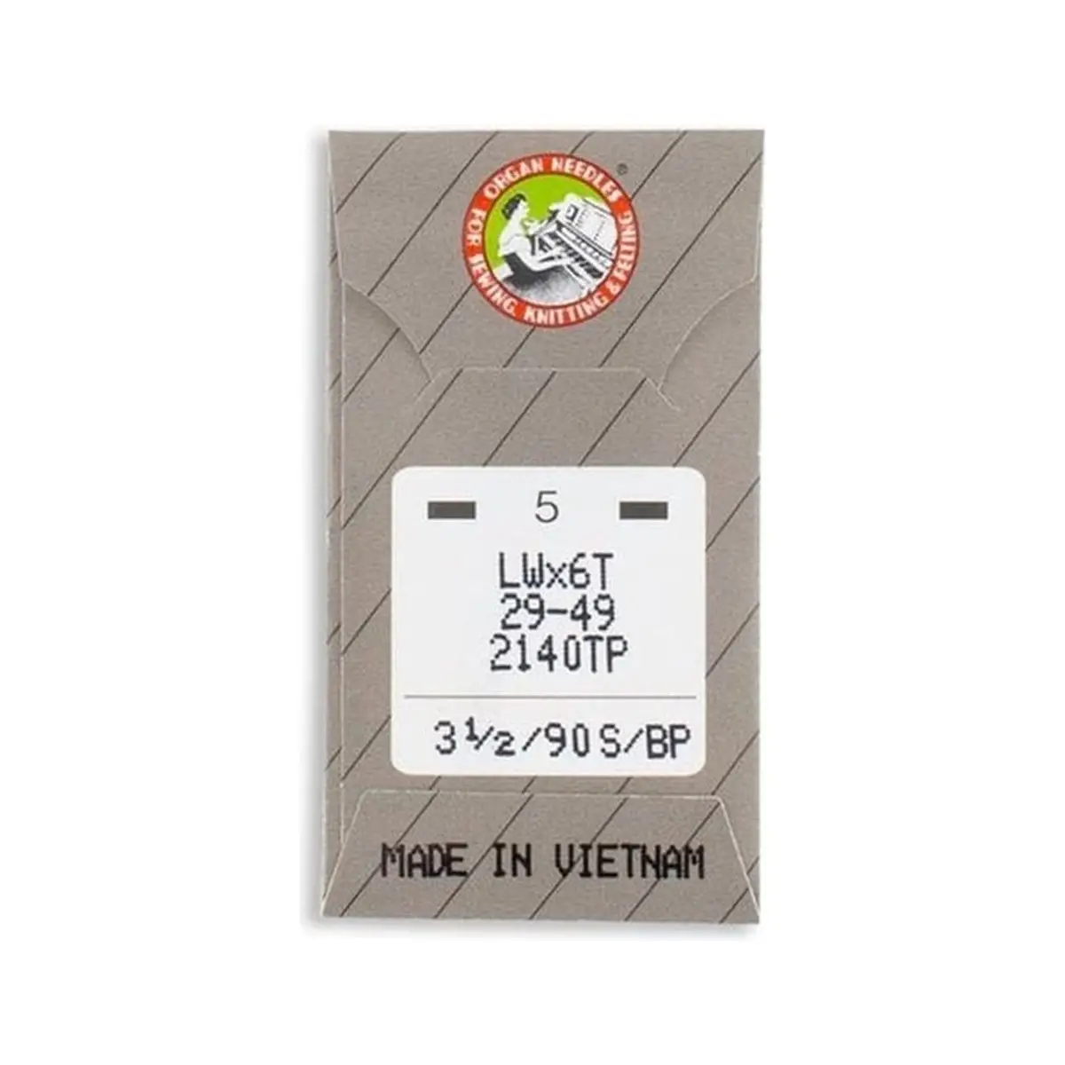Organ Brand Industrial Machine Needles - System: LWx6T, 29-49 Organ Brand Industrial Machine Needles - System: LWx6T, 29-49