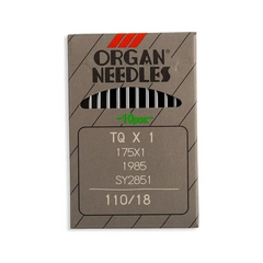Organ Brand Industrial Machine Needles - System: Qx1, 175x1, 1985, SY2851, 175x1FS, CDx471 - 10/Pack Organ Brand Industrial Machine Needles - System: Qx1, 175x1, 1985, SY2851, 175x1FS, CDx471 - 10/Pack