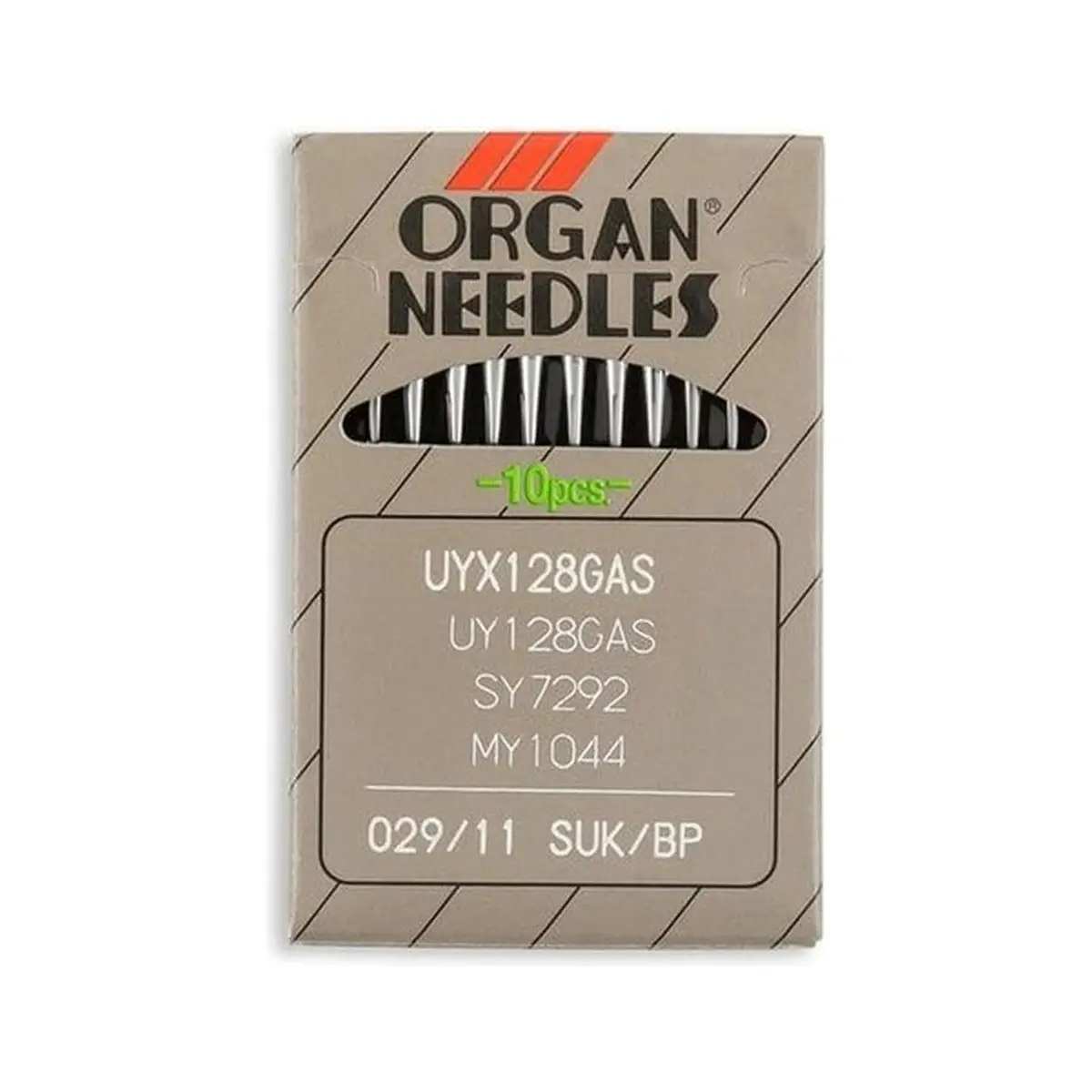 Organ Brand Industrial Machine Needles - System: UYx128GAS, UY128GAS, SY7292, MY1044 - 10/Pack Organ Brand Industrial Machine Needles - System: UYx128GAS, UY128GAS, SY7292, MY1044 - 10/Pack