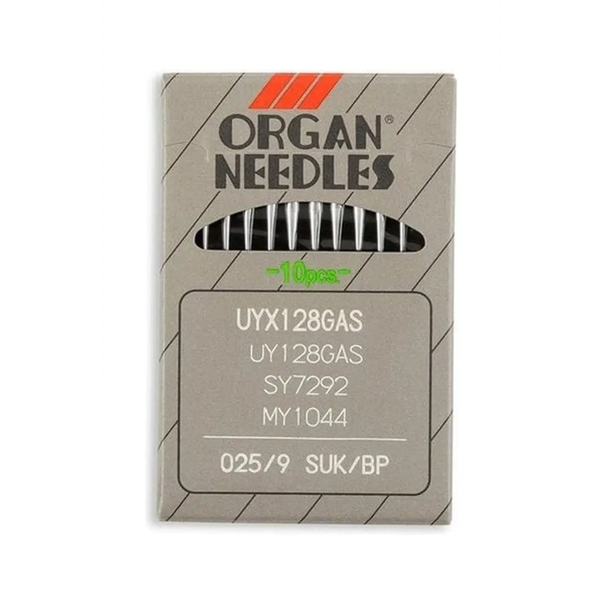 Organ Brand Industrial Machine Needles - System: UYx128GAS, UY128GAS, SY7292, MY1044 - 10/Pack Organ Brand Industrial Machine Needles - System: UYx128GAS, UY128GAS, SY7292, MY1044 - 10/Pack