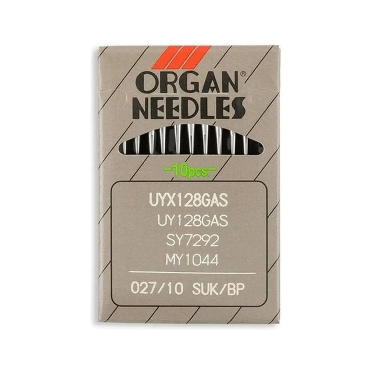Organ Brand Industrial Machine Needles - System: UYx128GAS, UY128GAS, SY7292, MY1044 - 10/Pack Organ Brand Industrial Machine Needles - System: UYx128GAS, UY128GAS, SY7292, MY1044 - 10/Pack