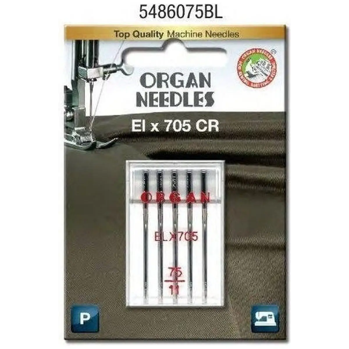 Organ ELx705 CR Overlock Needles - 5/pk Organ ELx705 CR Overlock Needles - 5/pk