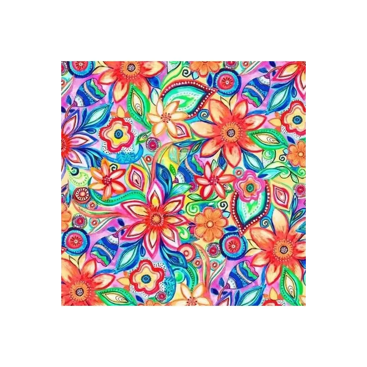 Fabric, Songbird Serenade Multi Floral - SSER4700-MU Fabric, Songbird Serenade Multi Floral - SSER4700-MU